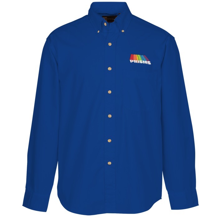 Custom Easy Care Poplin Shirt - Men's