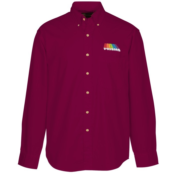 Custom Easy Care Poplin Shirt - Men's