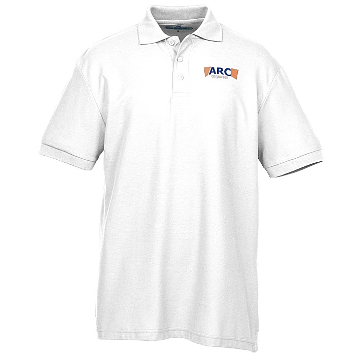 Custom Soft Touch Pique Sport Shirt - Men's - Embroidered