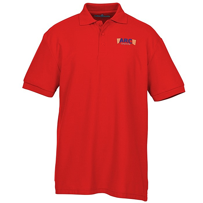 Custom Soft Touch Pique Sport Shirt - Men's - Embroidered
