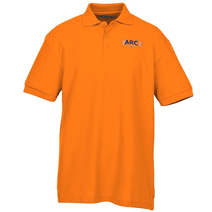 Custom Soft Touch Pique Sport Shirt - Men's - Embroidered