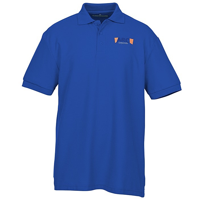 Custom Soft Touch Pique Sport Shirt - Men's - Embroidered