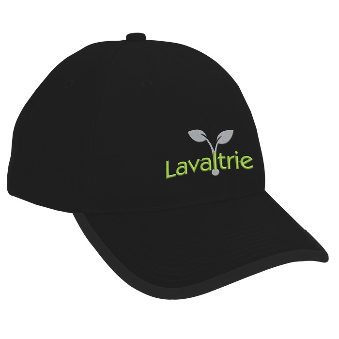 Custom Brushed Cotton Twill Cap with Peak Trim