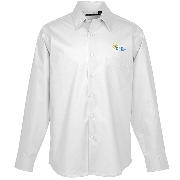 Custom Easy Care Stretch Poplin Shirt - Men's