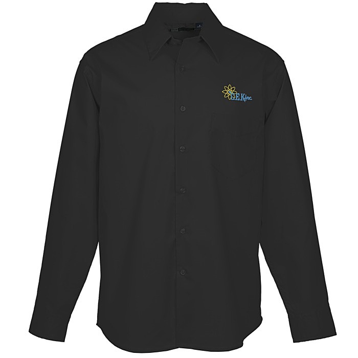 Custom Easy Care Stretch Poplin Shirt - Men's