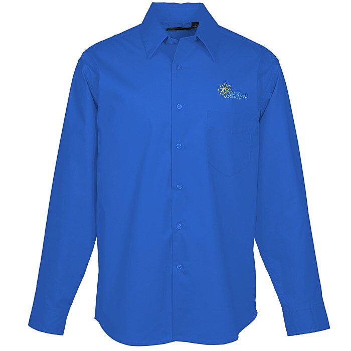 Custom Easy Care Stretch Poplin Shirt - Men's
