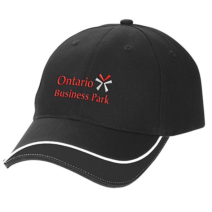 Custom Stream Piping Cap - Black
