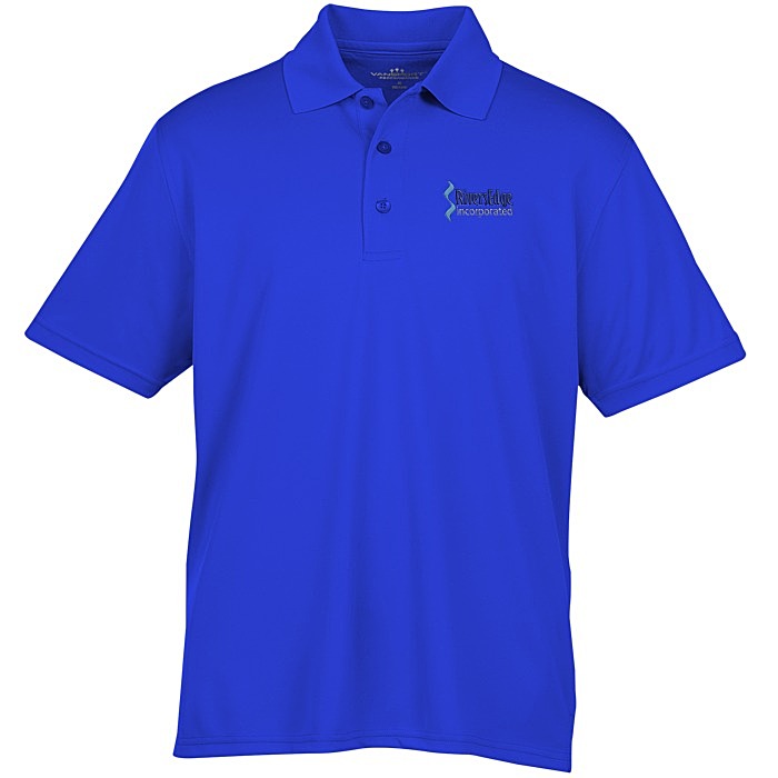Custom Vansport Omega Solid Mesh Tech Polo - Men's - Embroidered