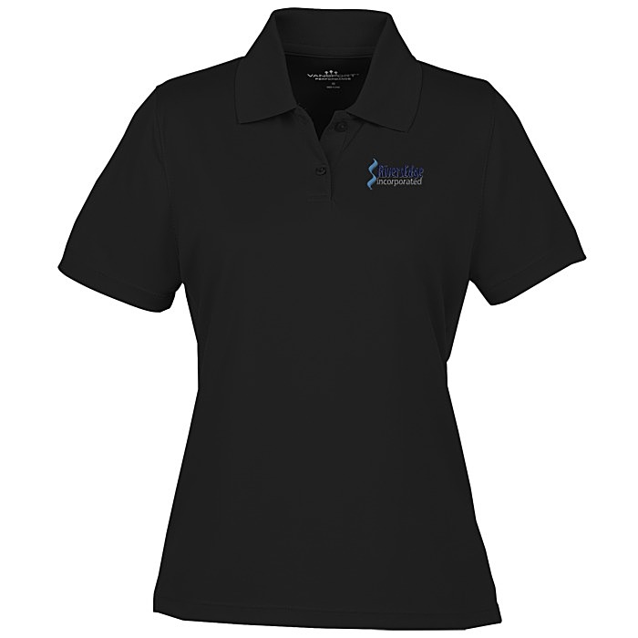 Custom Vansport Omega Solid Mesh Tech Polo - Ladies' - Embroidered