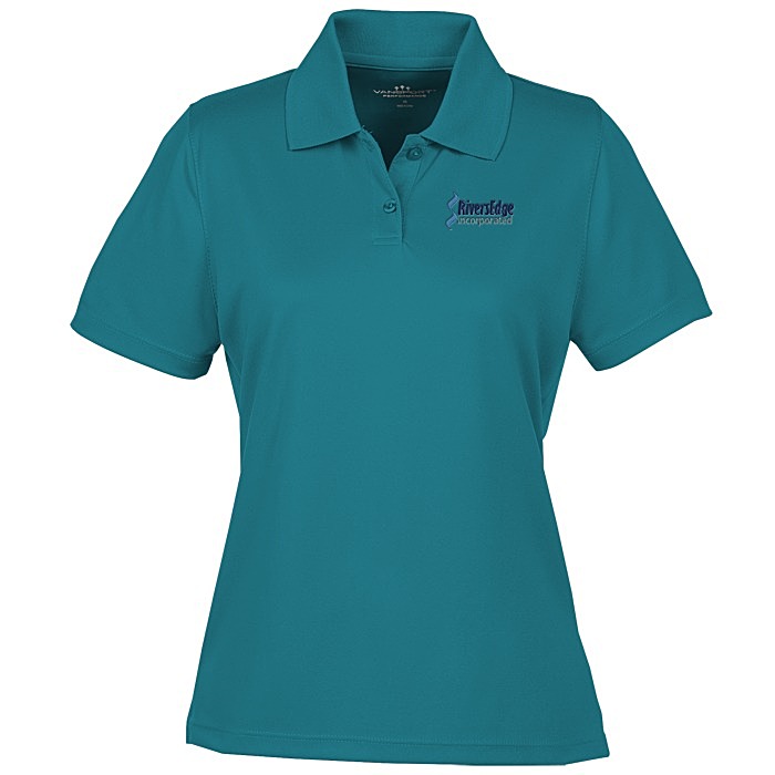 Custom Vansport Omega Solid Mesh Tech Polo - Ladies' - Embroidered