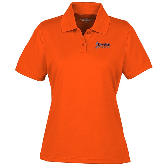 Custom Vansport Omega Solid Mesh Tech Polo - Ladies' - Embroidered