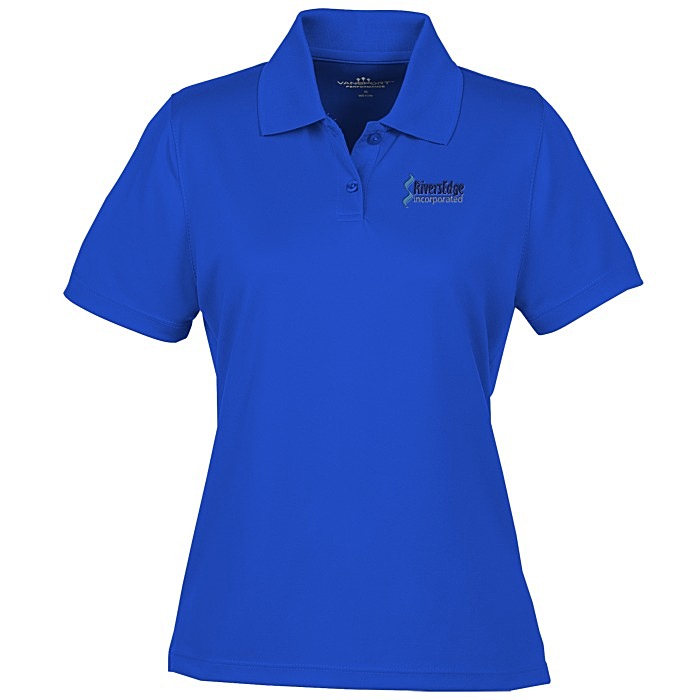 Custom Vansport Omega Solid Mesh Tech Polo - Ladies' - Embroidered