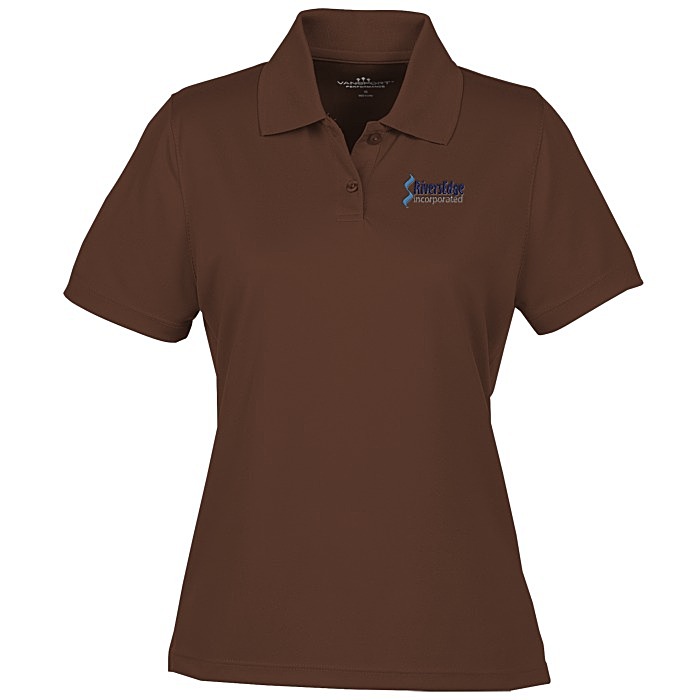 Custom Vansport Omega Solid Mesh Tech Polo - Ladies' - Embroidered