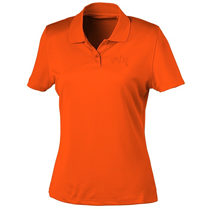 Custom Vansport Omega Solid Mesh Tech Polo - Ladies' - Laser Etched