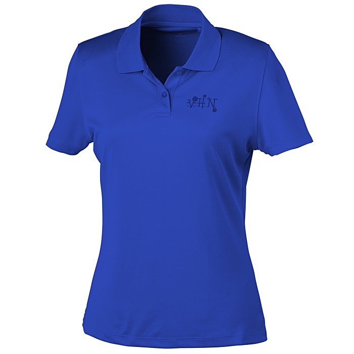 Custom Vansport Omega Solid Mesh Tech Polo - Ladies' - Laser Etched