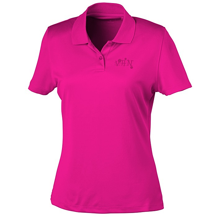 Custom Vansport Omega Solid Mesh Tech Polo - Ladies' - Laser Etched