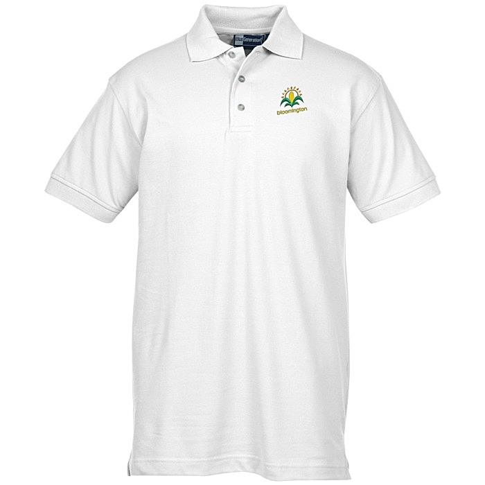 Custom Superblend Pique Polo - Men's