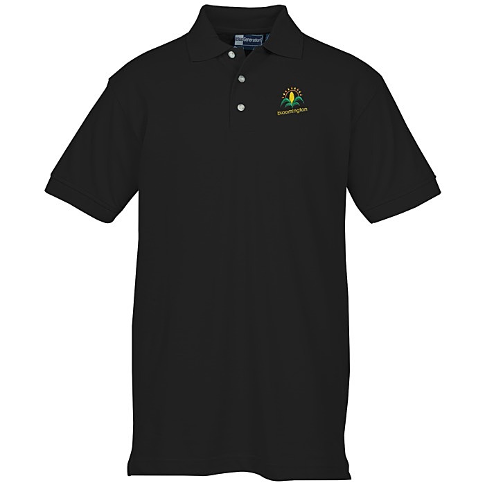 Custom Superblend Pique Polo - Men's