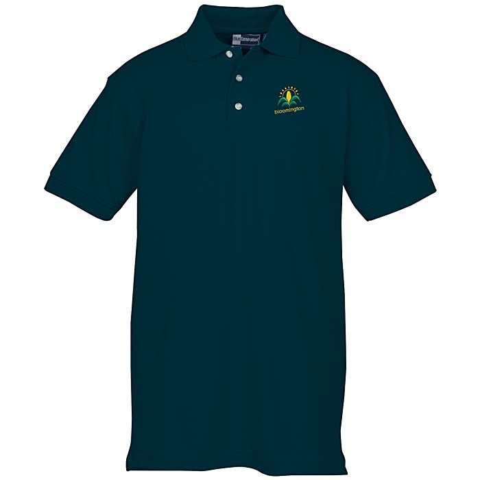 Custom Superblend Pique Polo - Men's