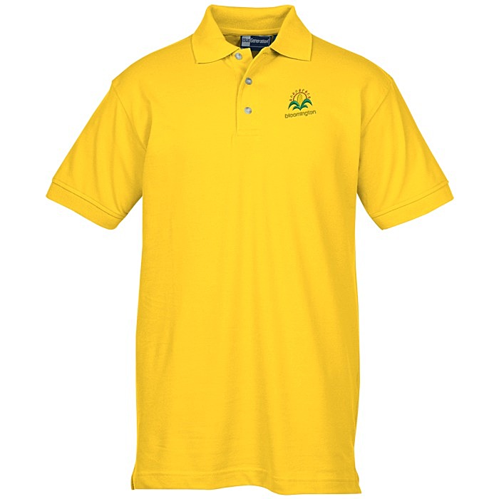 Custom Superblend Pique Polo - Men's