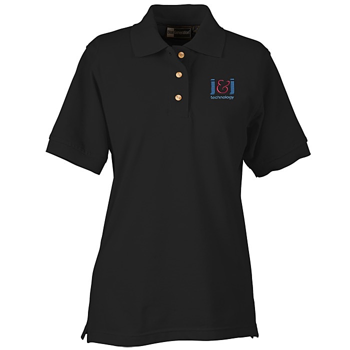 Custom Superblend Pique Polo - Ladies'