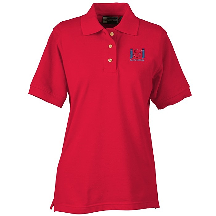 Custom Superblend Pique Polo - Ladies'
