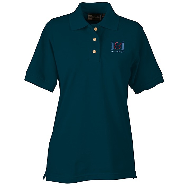 Custom Superblend Pique Polo - Ladies'