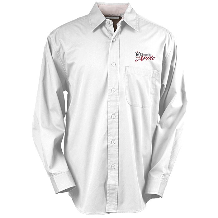 Custom Peached Fine Line Twill Shirt - Men's