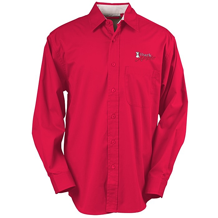 Custom Peached Fine Line Twill Shirt - Men's