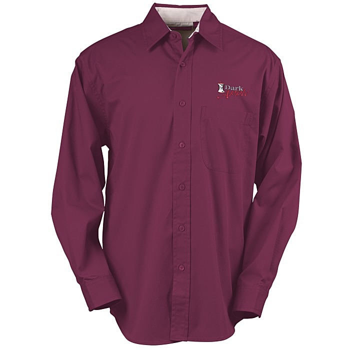 Custom Peached Fine Line Twill Shirt - Men's