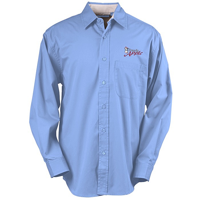 Custom Peached Fine Line Twill Shirt - Men's