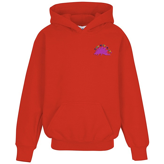 Custom Gildan 50/50 Youth Hooded Sweatshirt - Embroidered