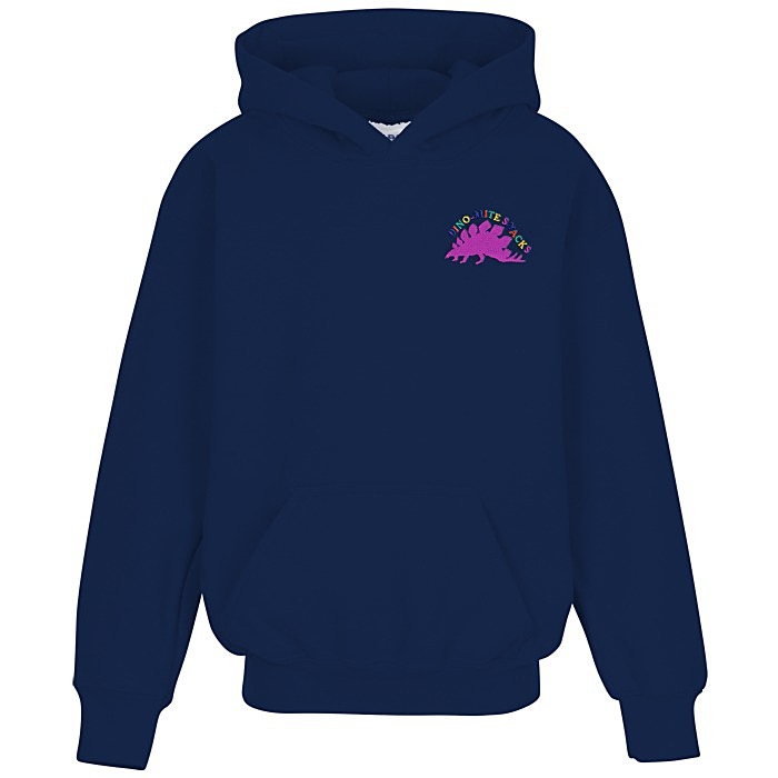 Custom Gildan 50/50 Youth Hooded Sweatshirt - Embroidered