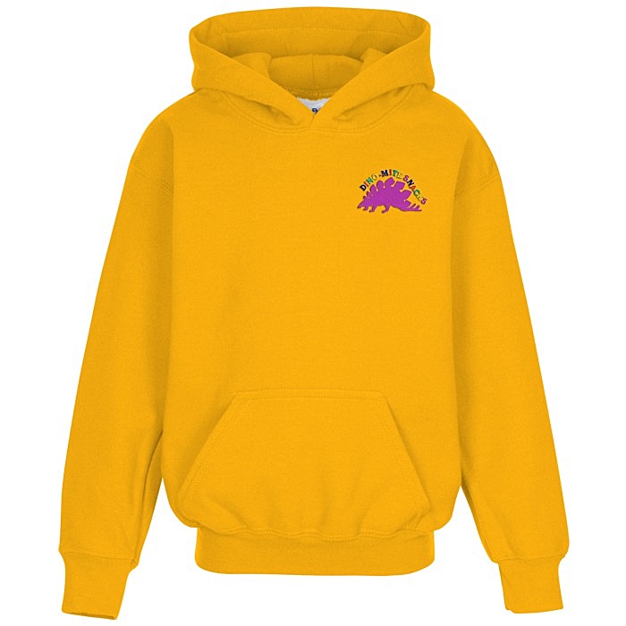 Custom Gildan 50/50 Youth Hooded Sweatshirt - Embroidered