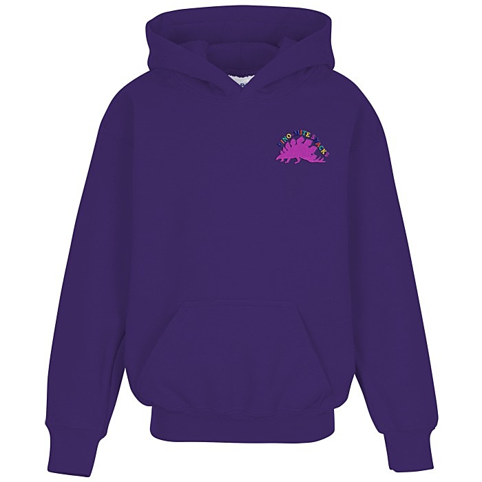 Custom Gildan 50/50 Youth Hooded Sweatshirt - Embroidered