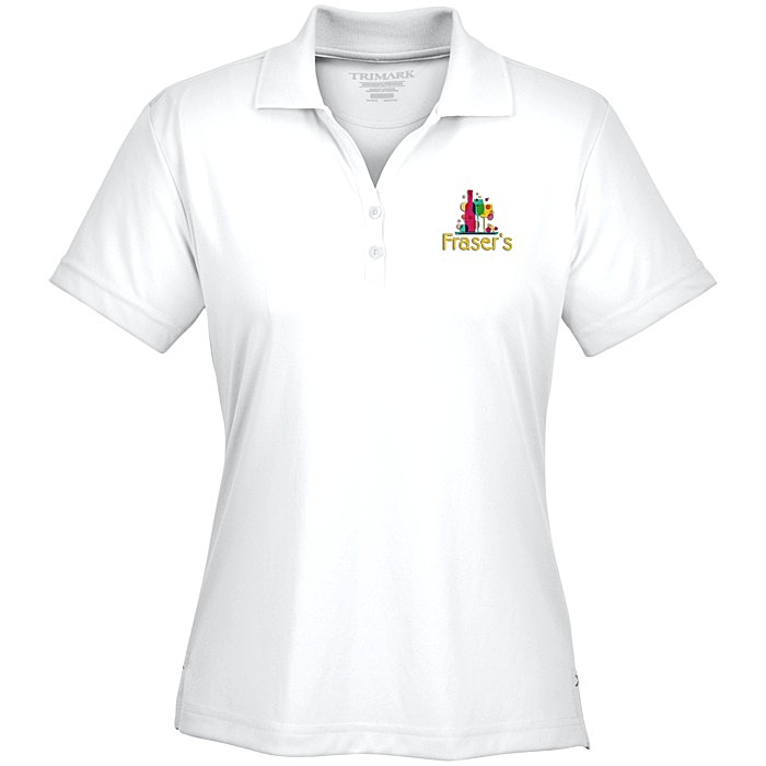 Custom Moreno Textured Micro Polo - Ladies' - Embroidered
