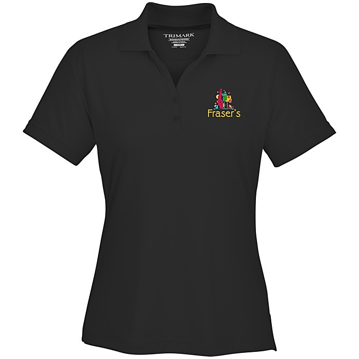 Custom Moreno Textured Micro Polo - Ladies' - Embroidered