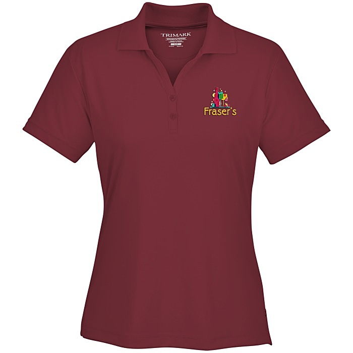 Custom Moreno Textured Micro Polo - Ladies' - Embroidered