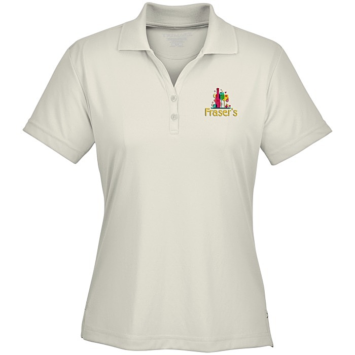 Custom Moreno Textured Micro Polo - Ladies' - Embroidered