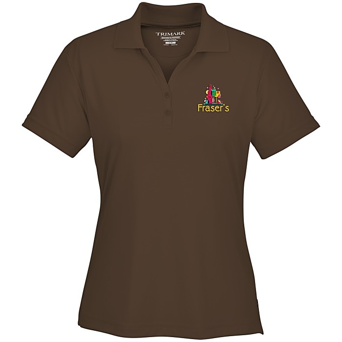 Custom Moreno Textured Micro Polo - Ladies' - Embroidered