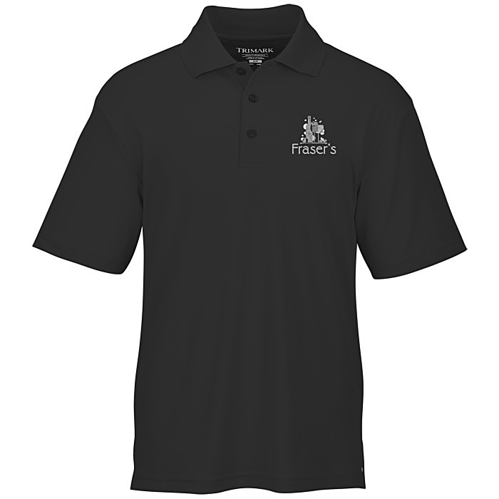 Custom Moreno Textured Micro Polo - Men's - Embroidered