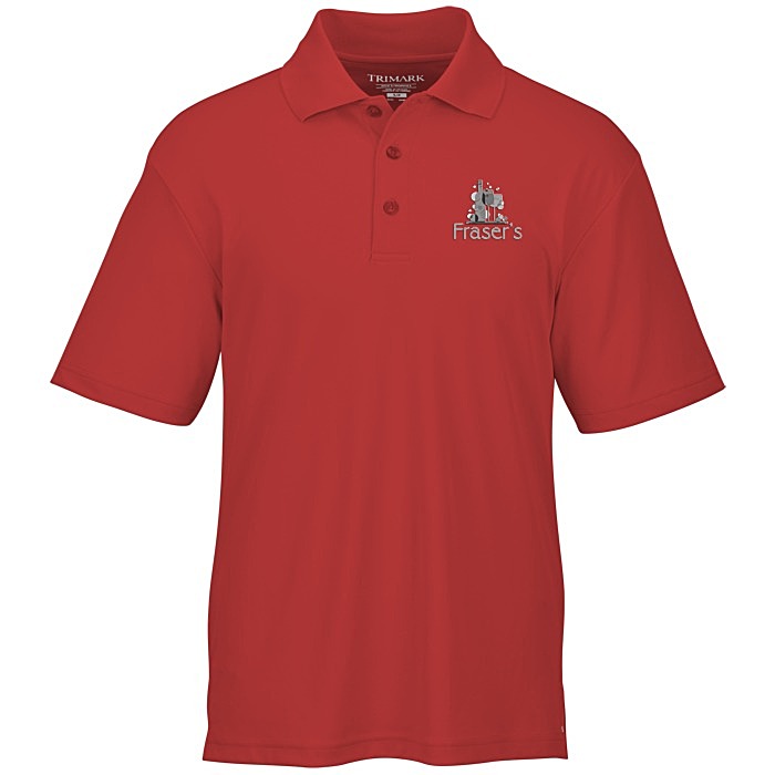 Custom Moreno Textured Micro Polo - Men's - Embroidered