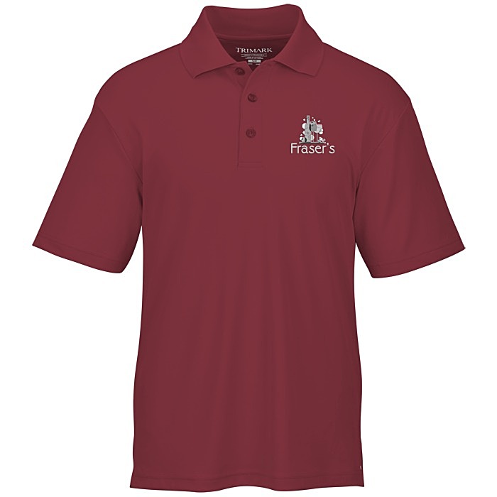 Custom Moreno Textured Micro Polo - Men's - Embroidered