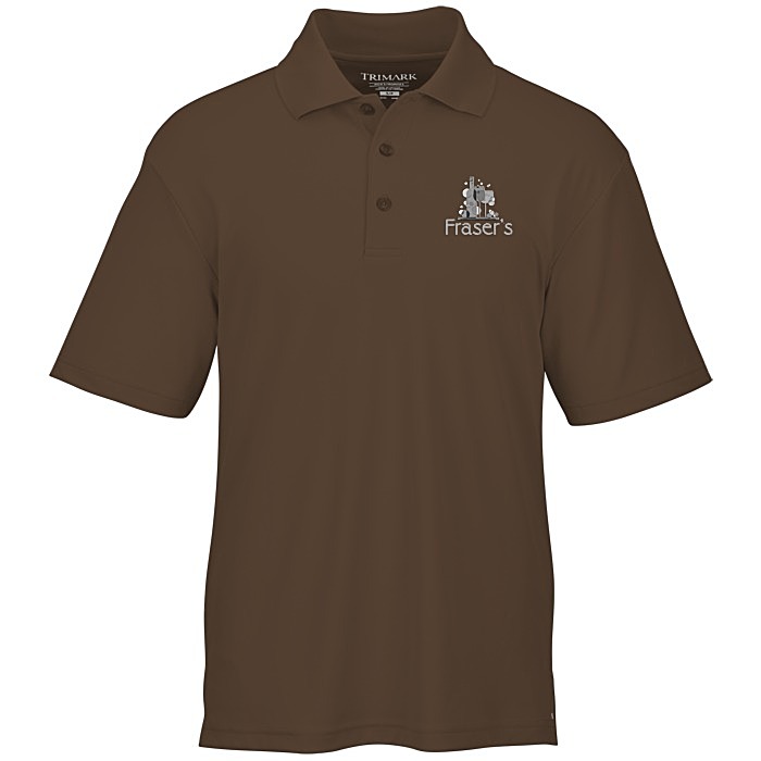 Custom Moreno Textured Micro Polo - Men's - Embroidered