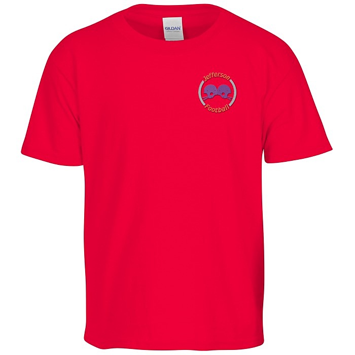 Custom Gildan Ultra Cotton T-Shirt - Youth - Embroidered
