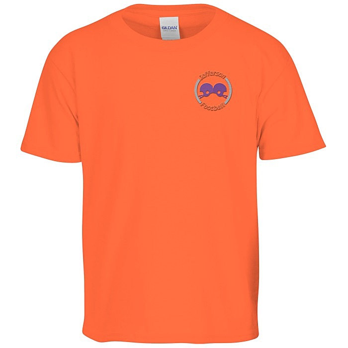 Custom Gildan Ultra Cotton T-Shirt - Youth - Embroidered