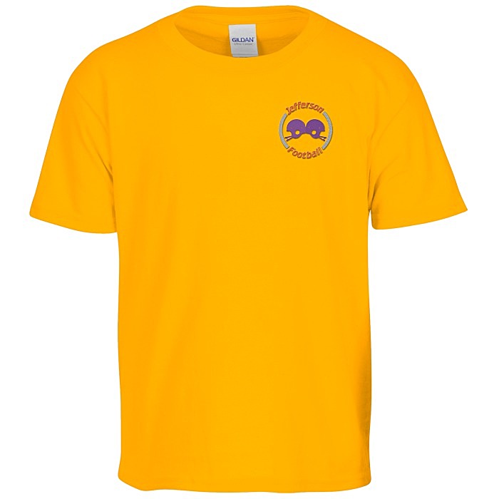 Custom Gildan Ultra Cotton T-Shirt - Youth - Embroidered