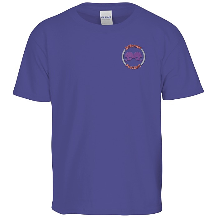 Custom Gildan Ultra Cotton T-Shirt - Youth - Embroidered