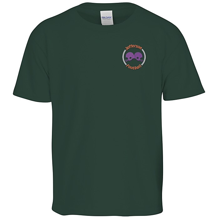 Custom Gildan Ultra Cotton T-Shirt - Youth - Embroidered