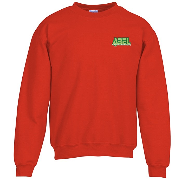 Custom Gildan 50/50 Heavy Blend Crew Sweatshirt - Embroidered